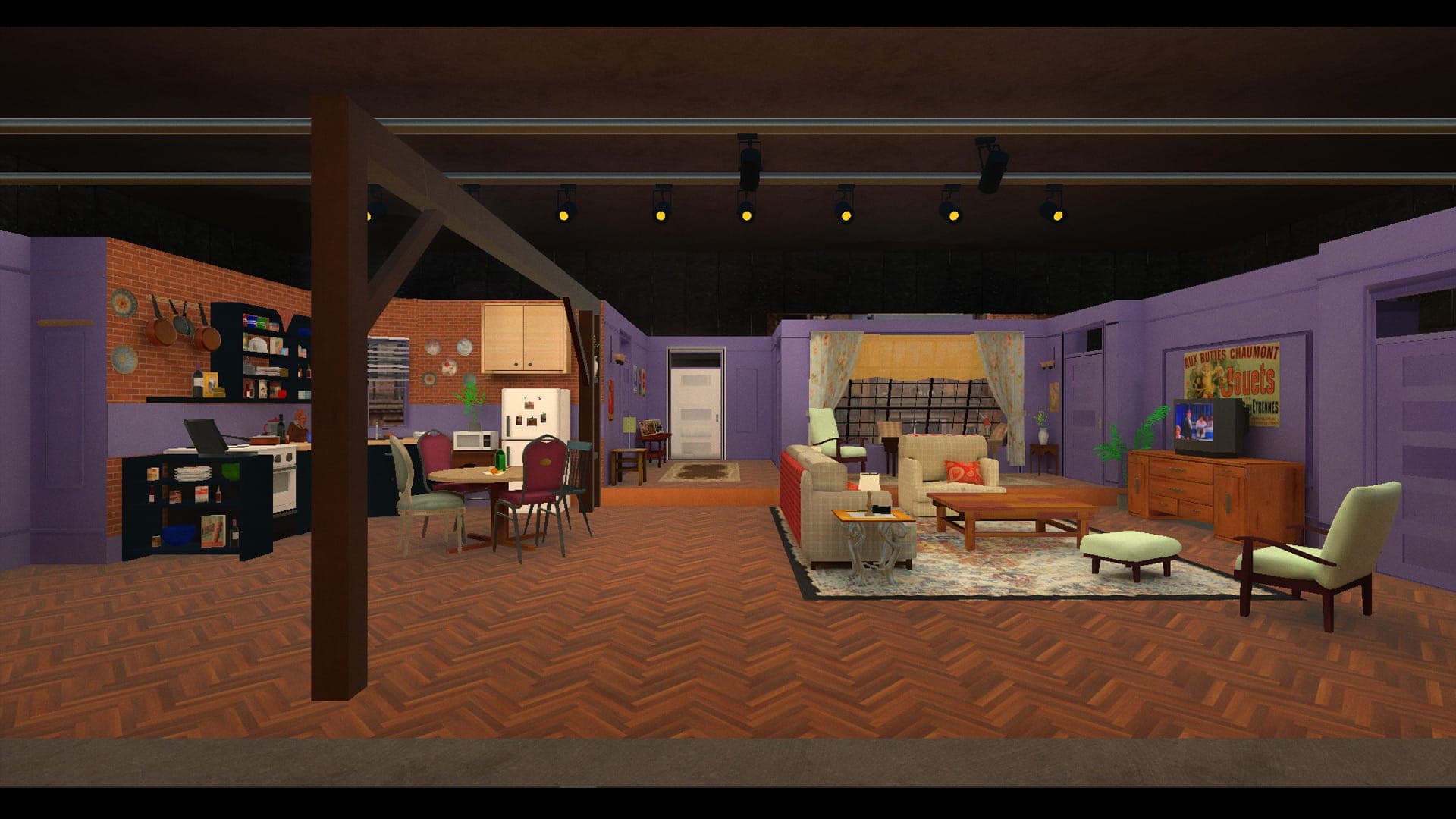 The Friends apartment, rebuilt in VR (2)