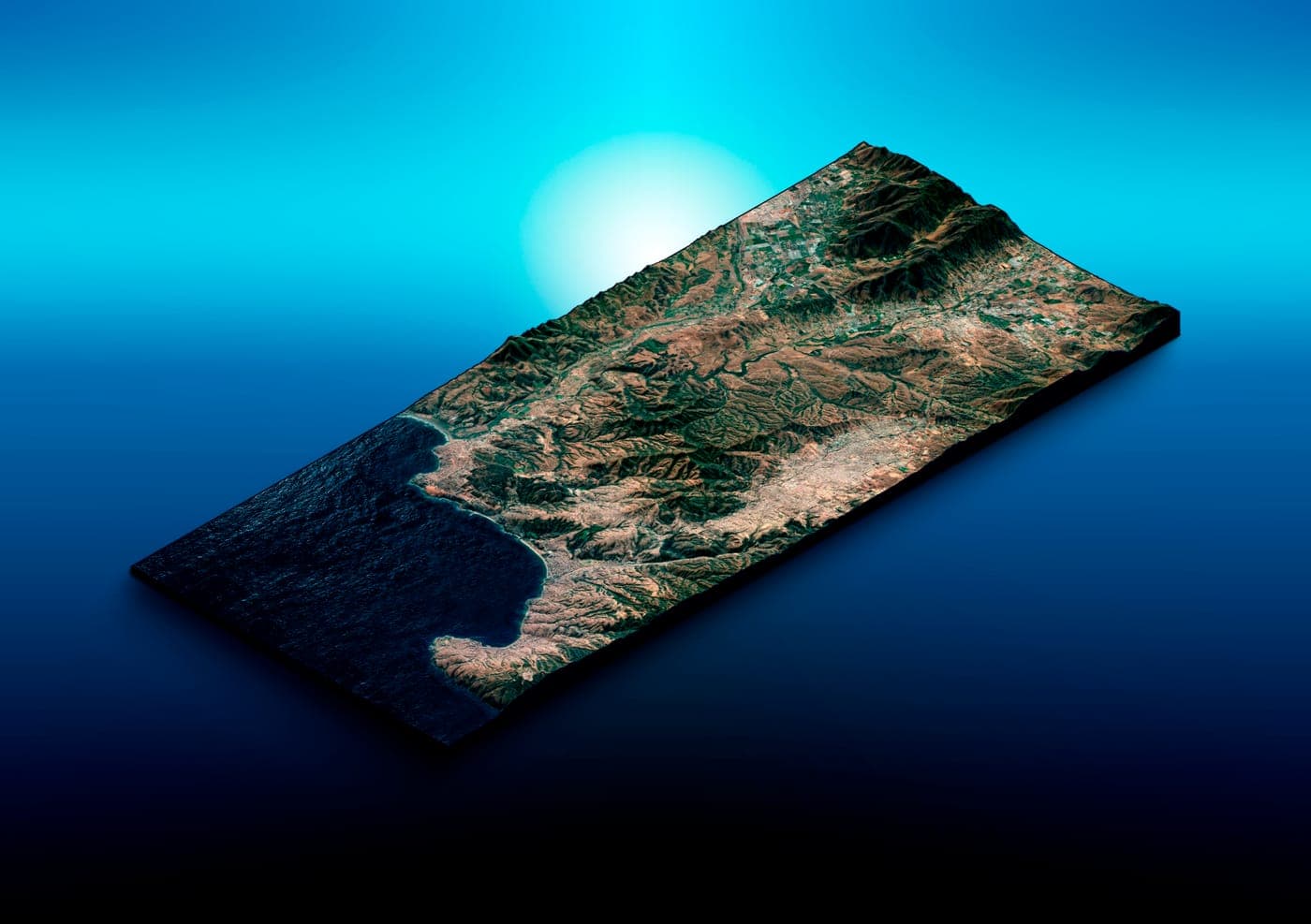 Santiago in isometric 3D (3)