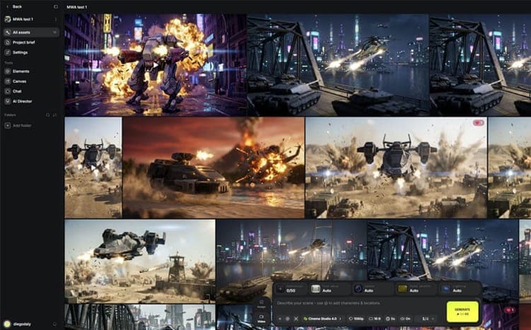 Image and video generation integrated into real creative workflows, from exploration to final assets.